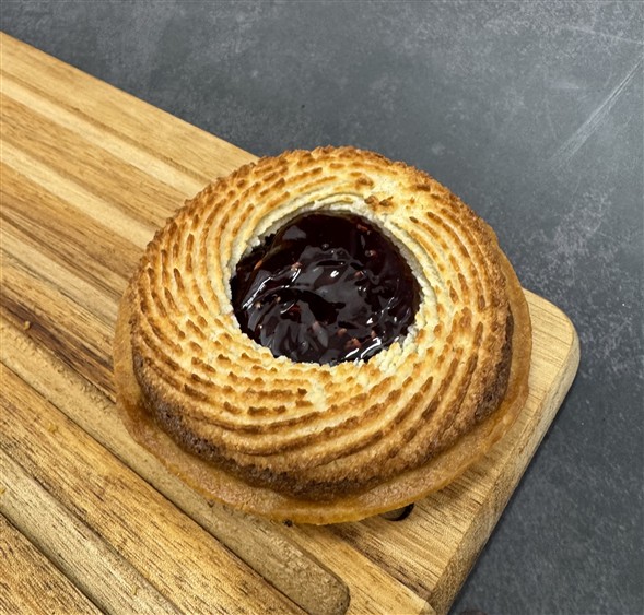 Mini Mazariner m. hindbærmarmelade